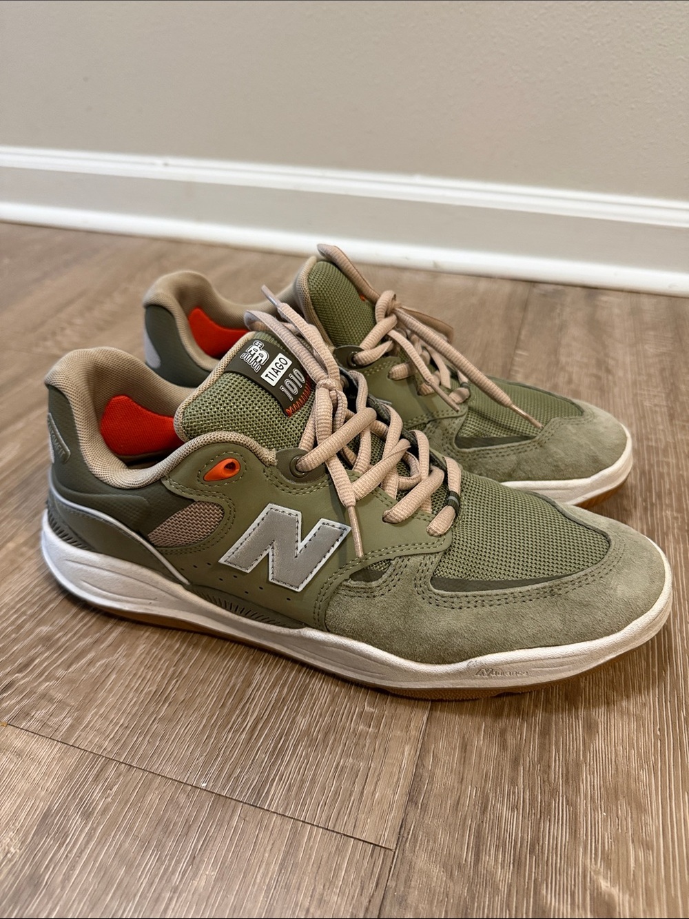 New Balance Men's Tiago 1010 Olive Green skate shoes